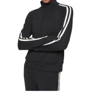EUC - Athleta Circa Track Jacket - size Small - black
